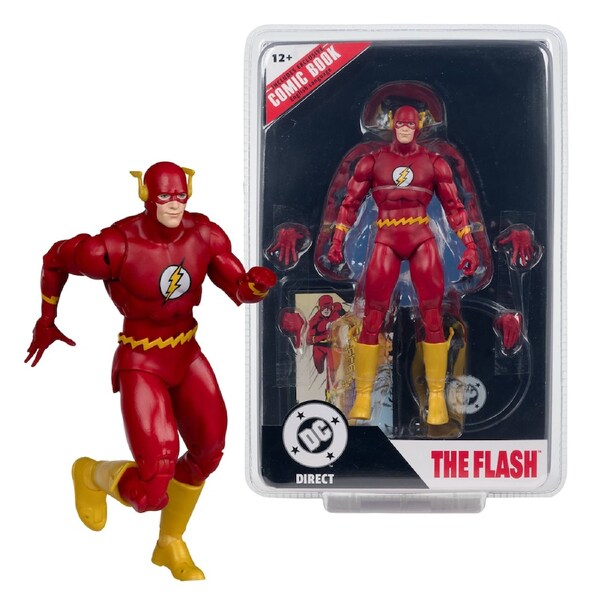 DC Direct Page Punchers The Flash #123 Barry Allen 7 inch Figure With Comic