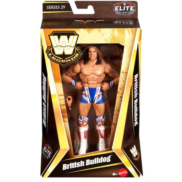 WWE Elite Legends Collection Series 29 British Bulldog Action Figure