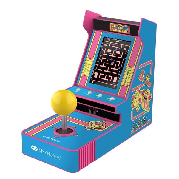 My Arcade Ms. Pac-Man Portable Retro Arcade Joystick Player