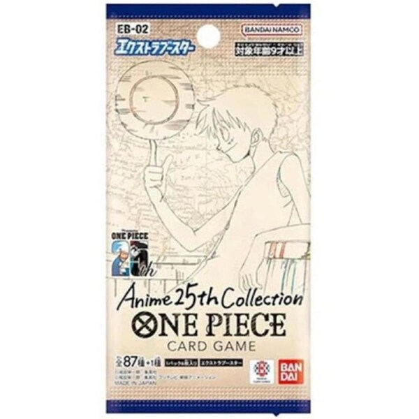 One Piece EB-02 Anime 25th Collection Booster Pack - Japanese