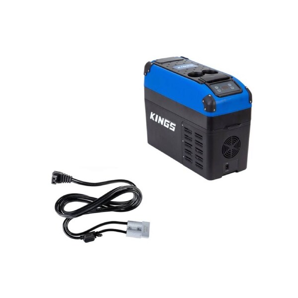 Kings Portable Console Fridge 14L 12v 24v 10°C to -18°C+ 1.8m Fridge Cable