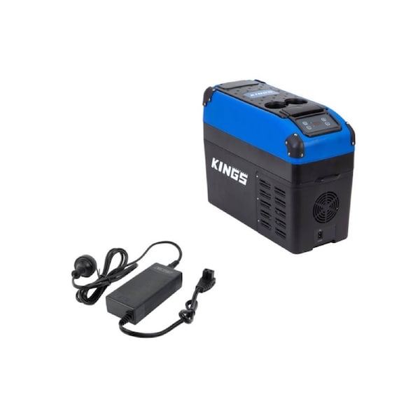 Kings Portable Console Fridge 14L 12v 24v + AC to 12V Fridge Adapter