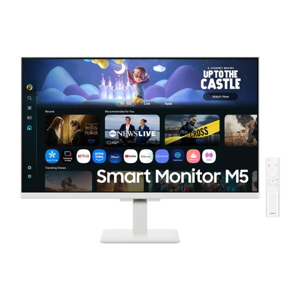 Samsung 27” Smart Monitor M5 M50F FHD (White) (White 27")