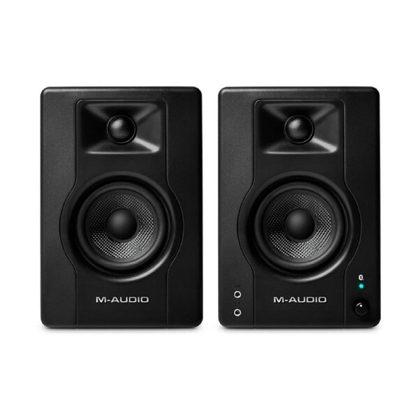 2pc M-Audio BX3 Bluetooth Studio Monitors Speaker Set W/ 3-Inch Woofer 120W
