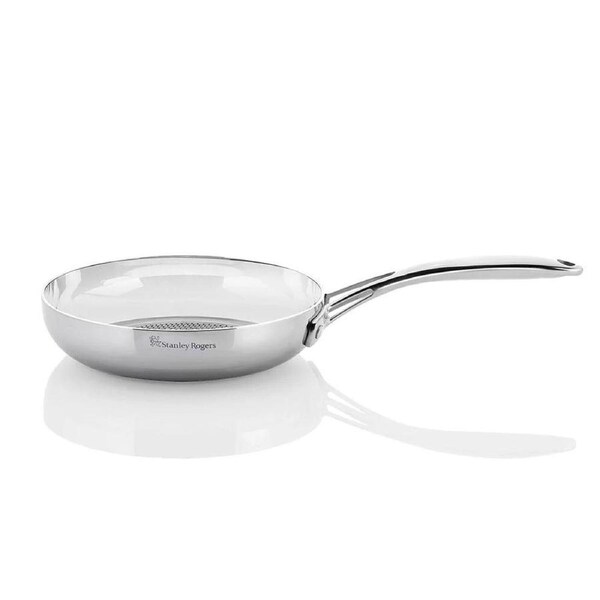 Stanley Rogers Try-Ply Helix Frypan 20cm Stainless Steel Suits Induction