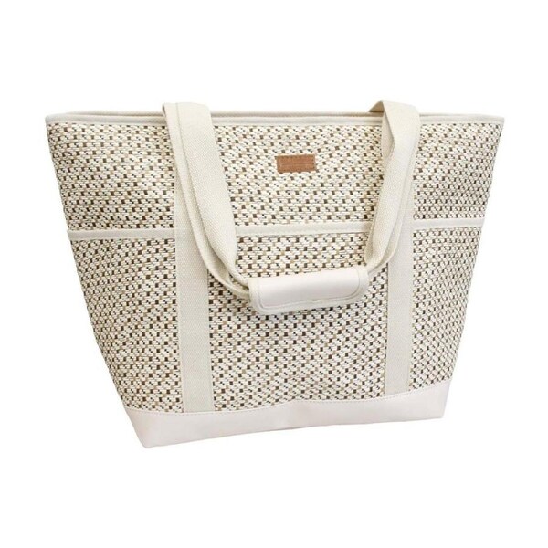 LVD Milo Insulated Beach Cooler Storage Travel Bag Neutral/Coastal