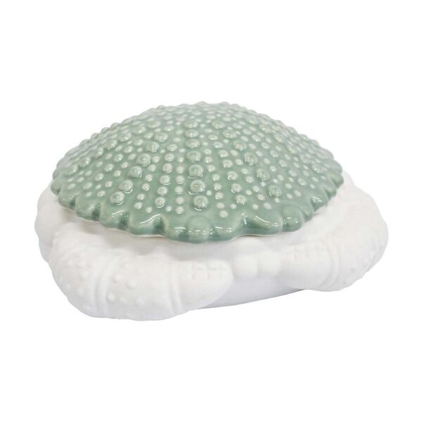LVD Coastal Crab Jewellery/Accessory Trinket Box Seafoam Green 16x13x6.5cm