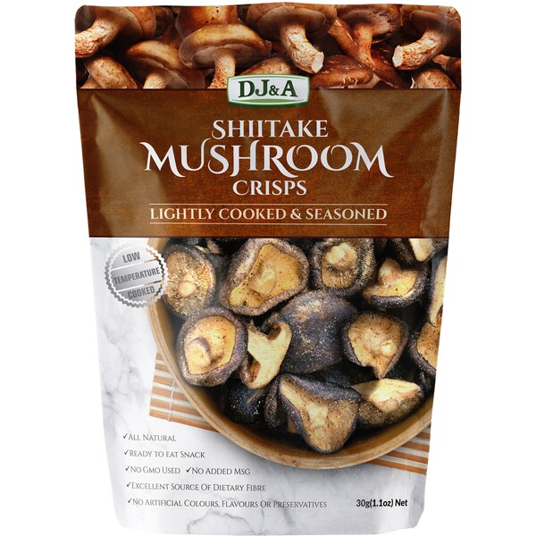 DJ&A Shiitake Mushroom Crisps 30G