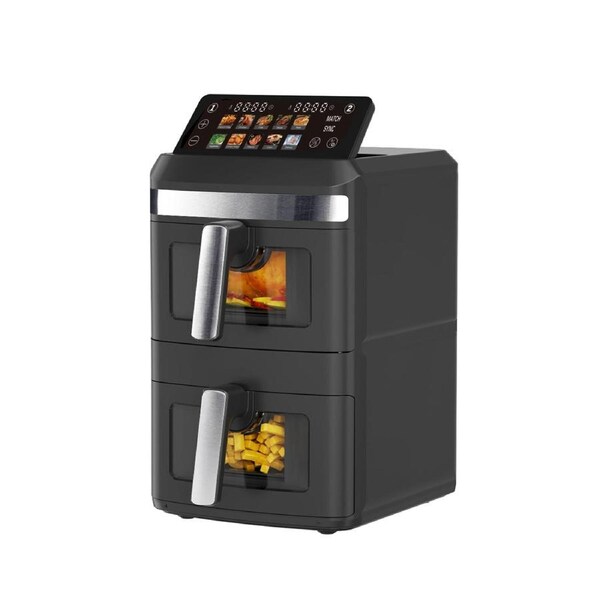 Healthy Choice 13L Dual Zone 2300W Double Stack Air Fryer with Foldable Top Display