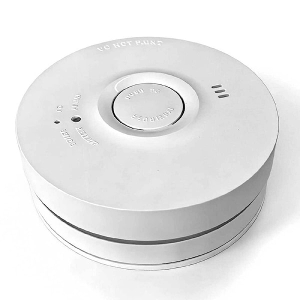 240V Smoke Alarm Photoelectric Activfire Certified Hard Wired With 9V Battery