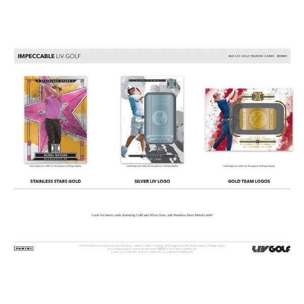Panini 2025 Impeccable Liv Golf Hobby Box