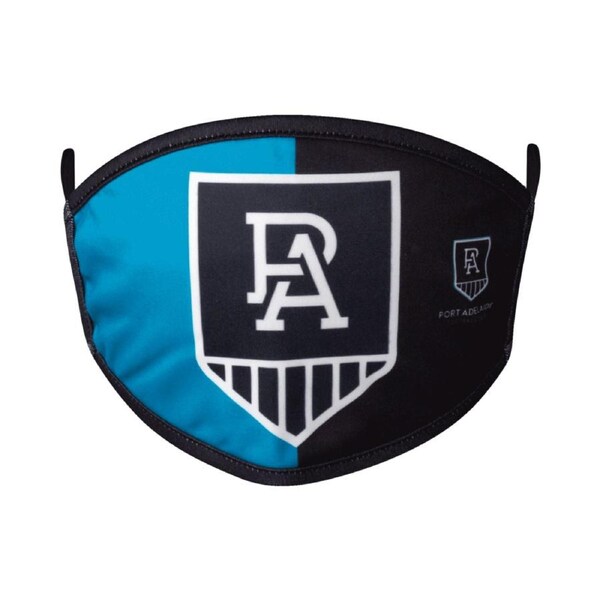 Port Adelaide Power AFL Adults Face Mask 2 Pack