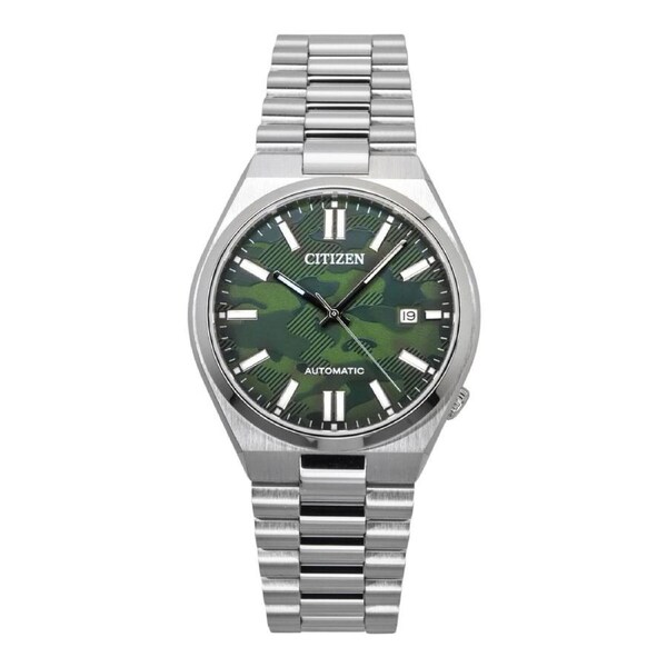 Citizen NJ0159-86X Mens Watch Tsuyosa Automatic 40mm Green Dial Silver Band