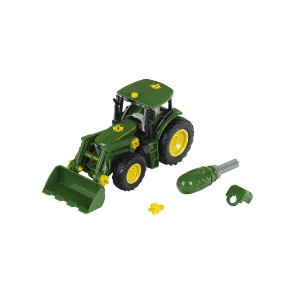 John Deere 1:24 JD 6215R Buildable Tractor with Front Loader & Weight