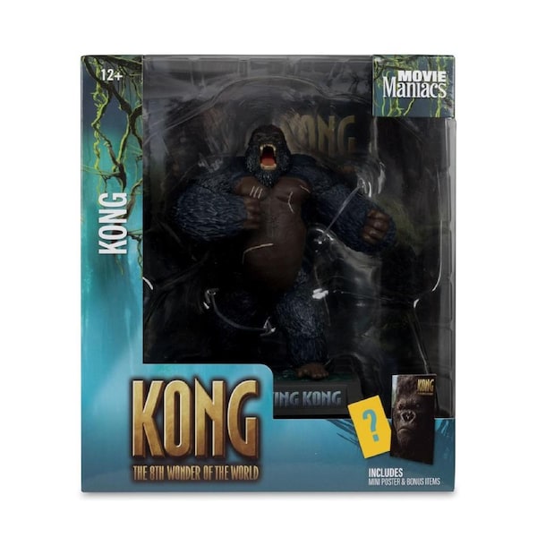McFarlane Movie Maniacs Kong: The 8th Wonder of the World King Kong 6 inch Posed Figure
