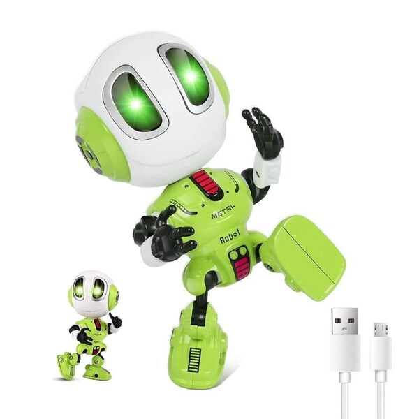 HOLALA Talking Robot Rechargeable with Sound & Lights-Green