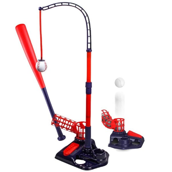 HOLALA 3-in-1 Teeball Baseball Set for Kids Sports Toys-5ABlue