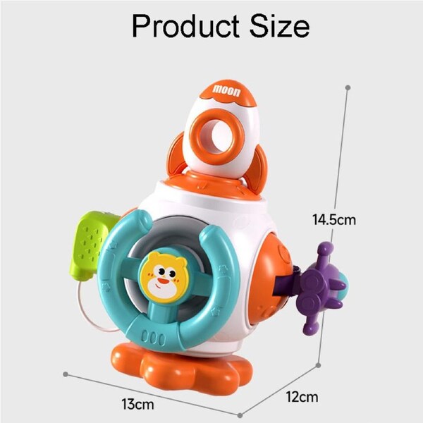 HOLALA Baby Busy Board Cube for 6 Months+ Montessori Sensory Toys