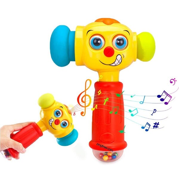 HOLALA Funny Hammer with Sounds and Lights Baby Early Development Toy