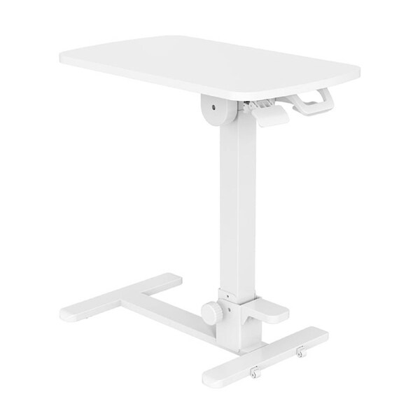 ONLINE Ergonomic Height Adjustable Mobile Wheely Folding Desk Rolling Sit Stand Workstation for Home Office 680x400mm FA107