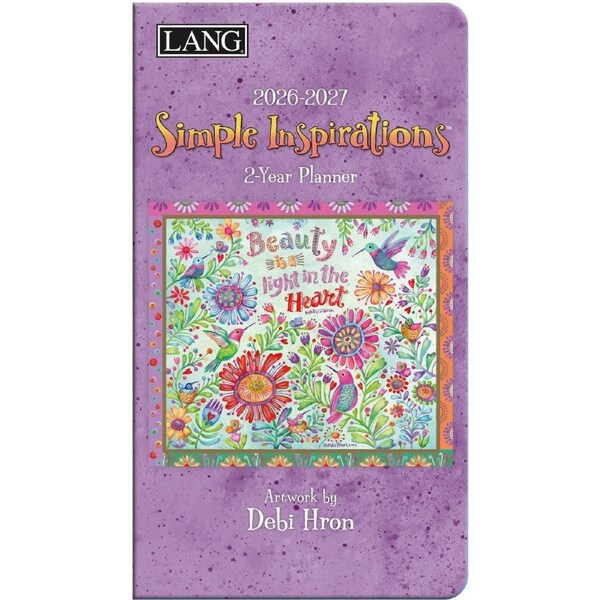 2026 LANG Simple Inspirations - Two Year Pocket Diary/Planner