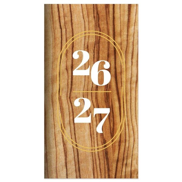 2026-2027 Classic Oak - Small Monthly Pocket Diary/Planner