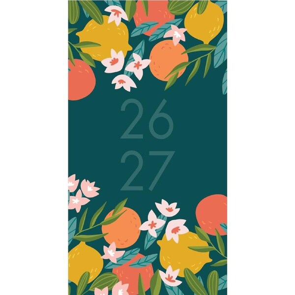 2026-2027 Floral Punch - Monthly Pocket Diary/Planner