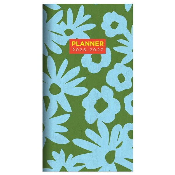 2026-2027 Flower Stencil - Small Monthly Pocket Diary/Planner