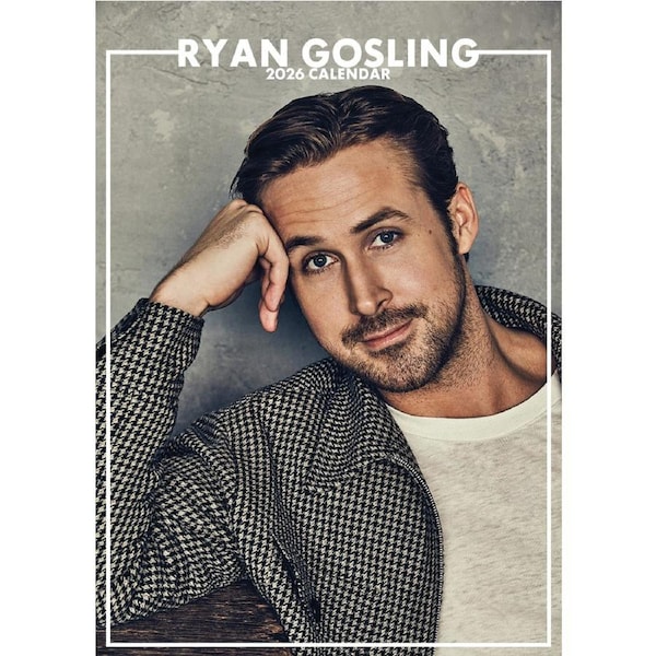 2026 Ryan Gosling - A3 Wall Calendar