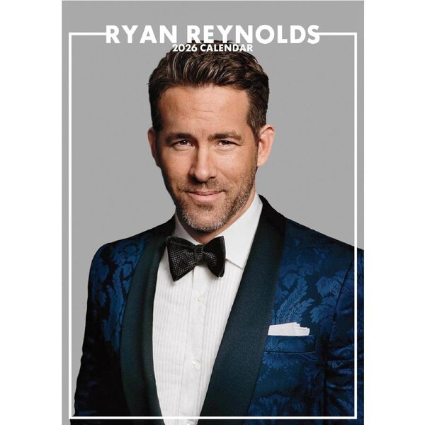 2026 Ryan Reynolds - A3 Wall Calendar