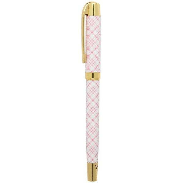 Pink Gingham - Rollerball Pen (Boxed)