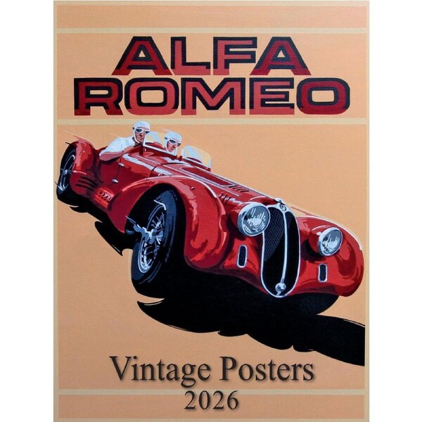 2026 Vintage Posters - Desk Easel Calendar