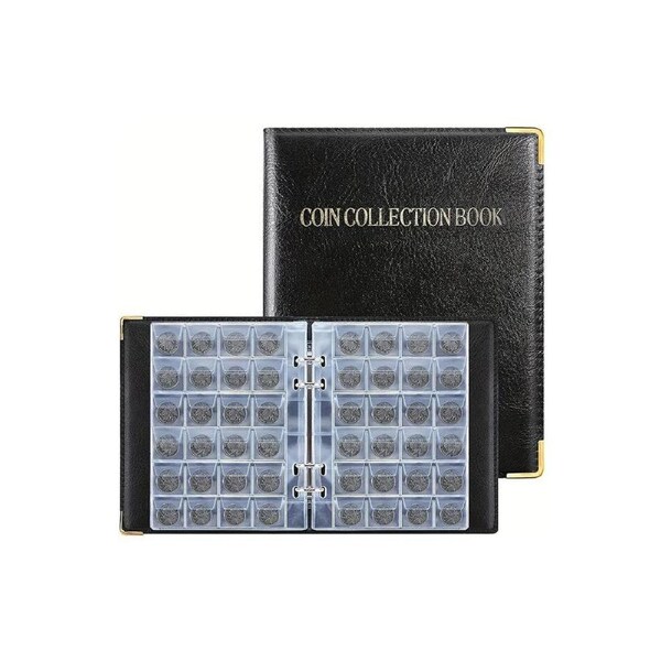 Velocity 480 Slots Coin Collection Album Removable Pages Coin Storage Book