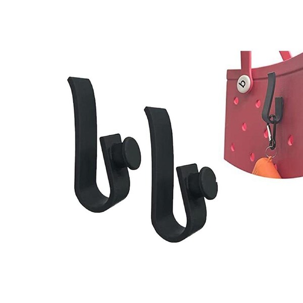 Velocity 4Pcs Hooks Accessories for Bogg Bags -Black