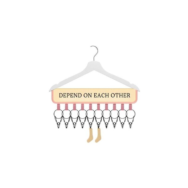 Velocity Hat Hangers for Closet Hat Racks for Baseball Caps with10 Clips Hat Holder for Caps -Pink