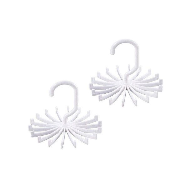 Velocity 360-Degree Rotatable Hook Hanger Organizers Hanging Neck Tie Racks