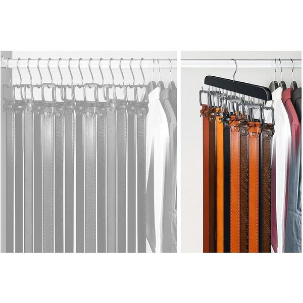 Velocity 14 Hook Bra Hanger Belt Hanger Tie Storage Holder Rack Space Saving Hanger