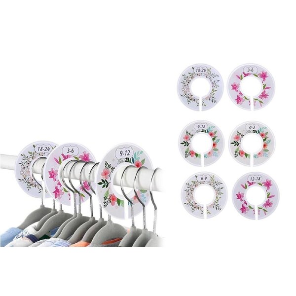 Velocity 6Pcs Clothing Closet Dividers