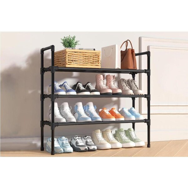 Velocity Shoe Rack 3 Tier Shelves Shoes Cabinet Storage Organizer Shelf
