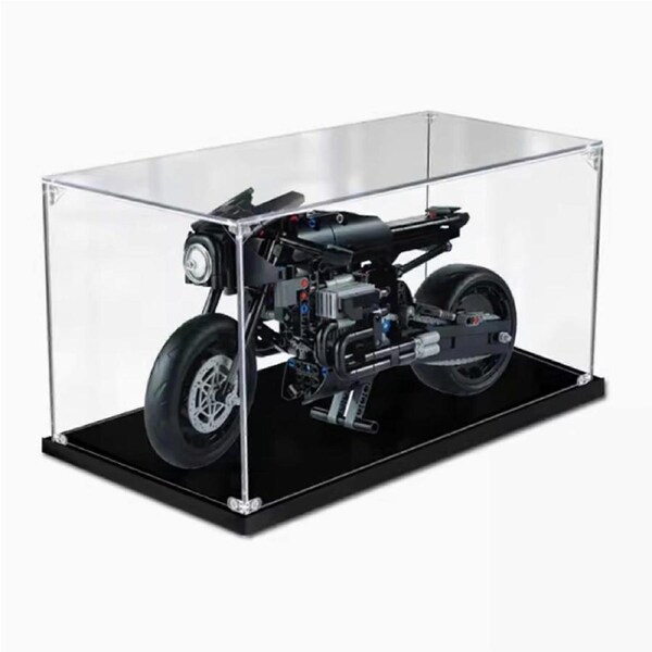 Acrylic Display Case for 42155 Motorcycle, Clear 360?? View, Dustproof and Waterproof Protection