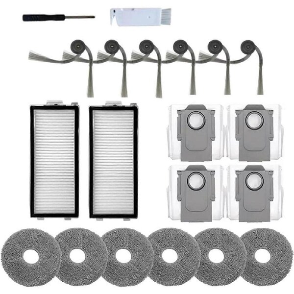 Accessories for Saros Z70/Saros Z70 Ultra Robot Vacuum Cleaner Side Brush Filter Mop Bags Replaceme
