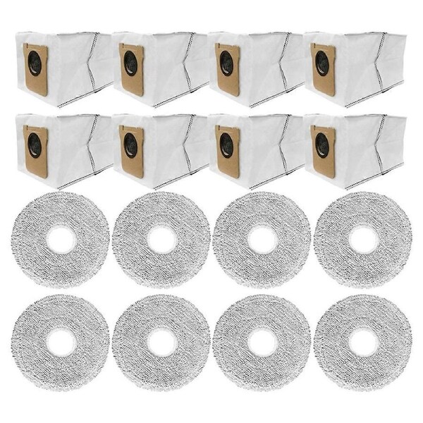 16PCS Vacuum Dust Bag and Mop Cloth Set for M40 D110CN Vacuum Cleaner Spare Parts