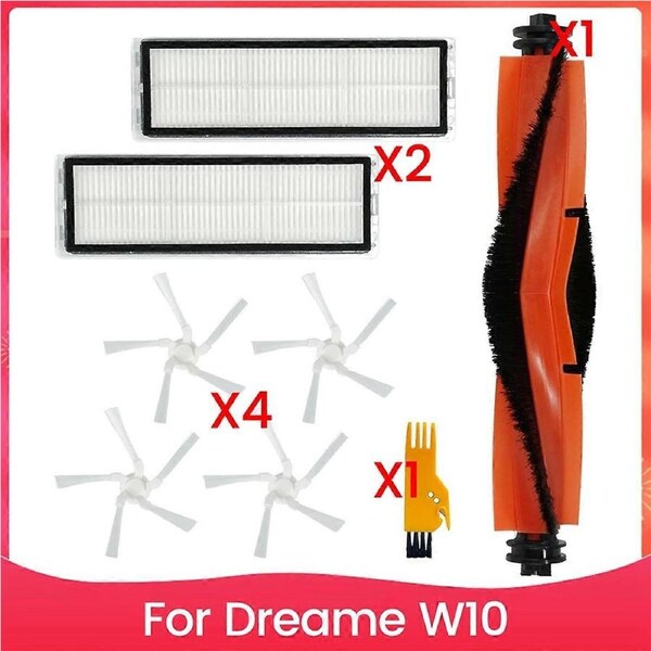 Accessories Fit for W10 Robot Vacuum Kits Replacement Parts Main Side Brush Hepa Filter
