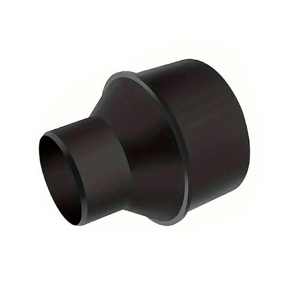 70136 4Inch Hose to 2-1/2 Inch Hose Cone Reducer, Dust Collection Fittings for Dust Collection Hose