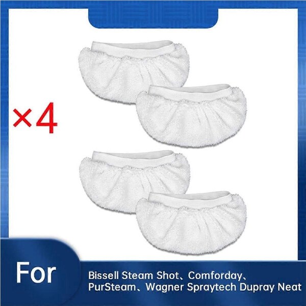 4 Pcs Microfiber Steam Mop Pads for Steam Shot,,, Neat Steam Cleaner