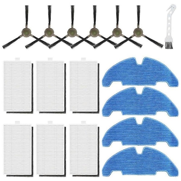 17PCS Replacement Parts for M330 Pro Robot Vacuum Cleaner Accessories HEPA Filters Side Brushes Mop