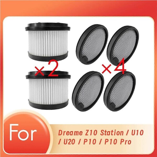 2 Filter and 4 Filter Cotton for Z10 Station / U10 / U20 / P10 / P10 Pro Filter Cleaner Parts Repla