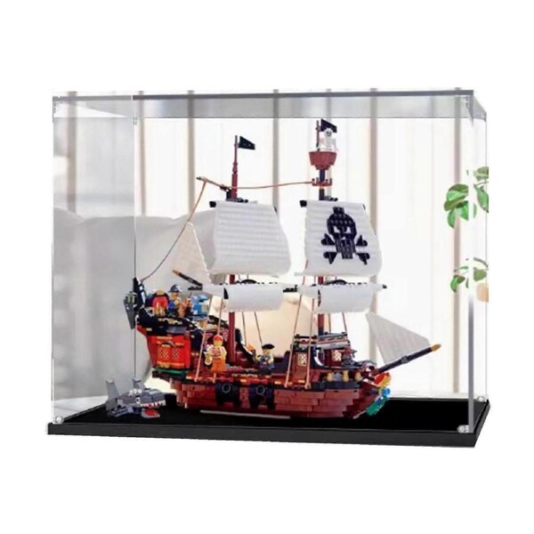 Acrylic Display Case for 31109 Pirate , Clear Dustproof 2mm Collectibles Cabinet