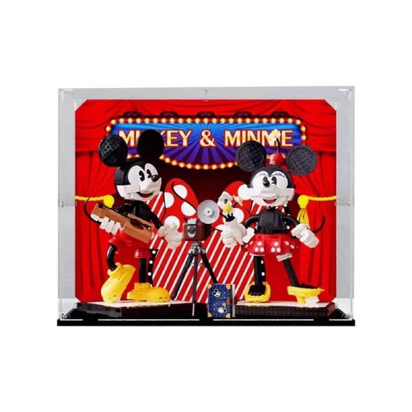 Display Case Transparent Acrylic Dustproof Showcase for 43179 Figures Crystal Clear