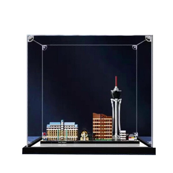 Acrylic Display Case for Las Vegas 21047 with DustProof Protection and Clear 360?? Visibility